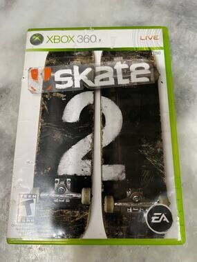 Skate 2 Microsoft Xbox 360 Game With Original Case No Manual EA NTSC